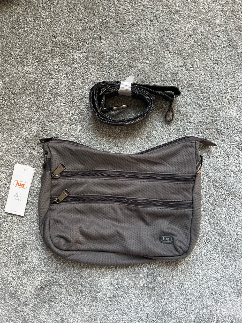lug slider gunmetal gray freestyle NWT